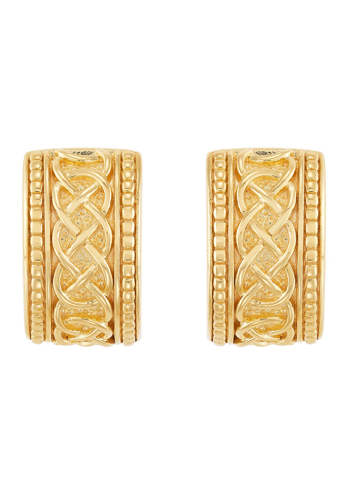 Huggie Hoop Earrings in Sterling Silver