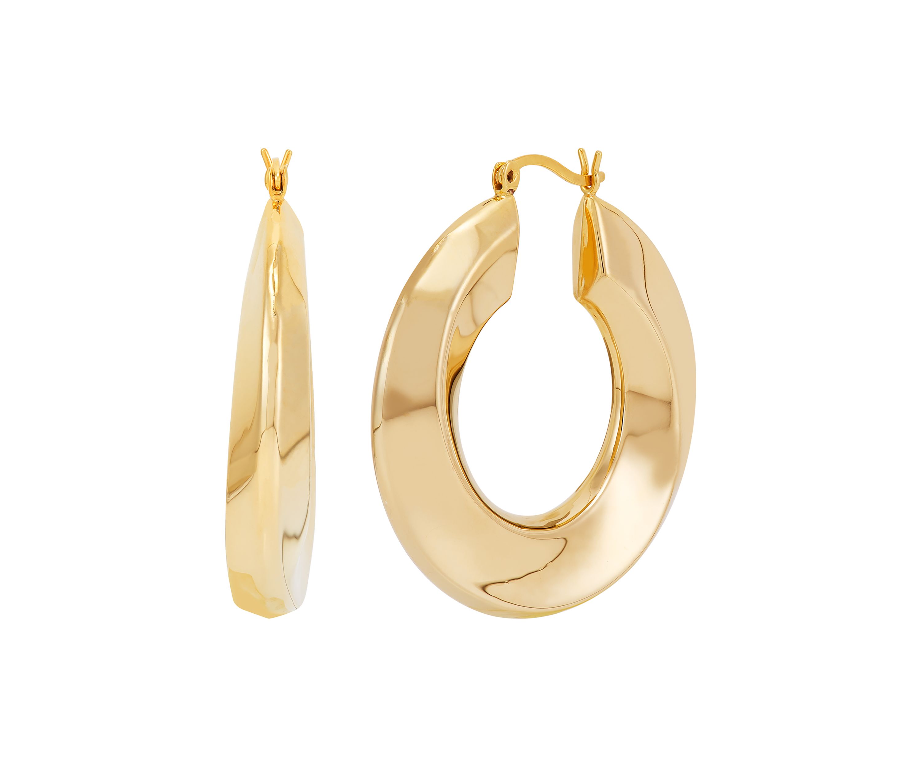 Circle Round Hoop Earrings 