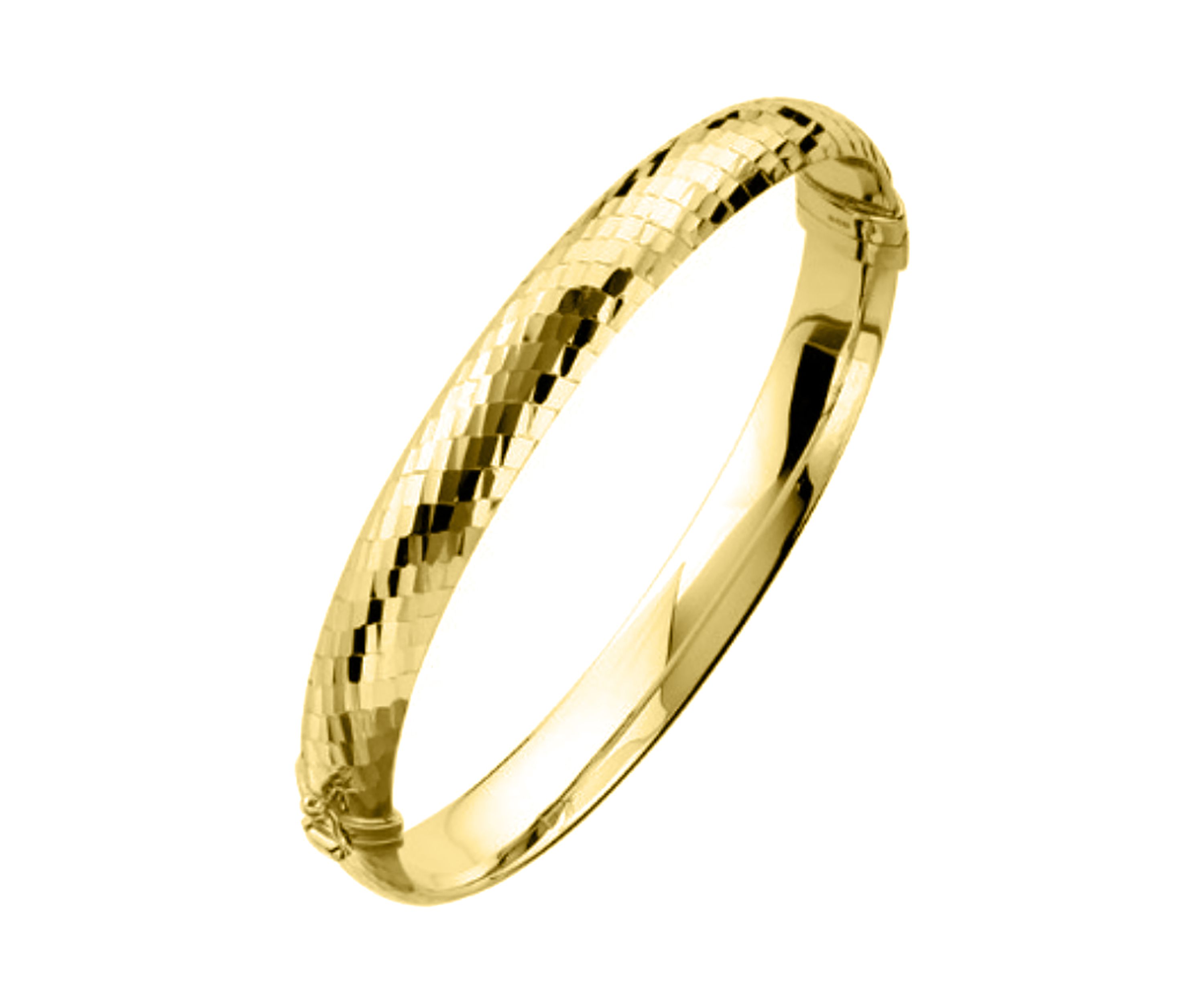 10 Millimeter Tube Hinge Bangle Bracelet in Sterling Silver