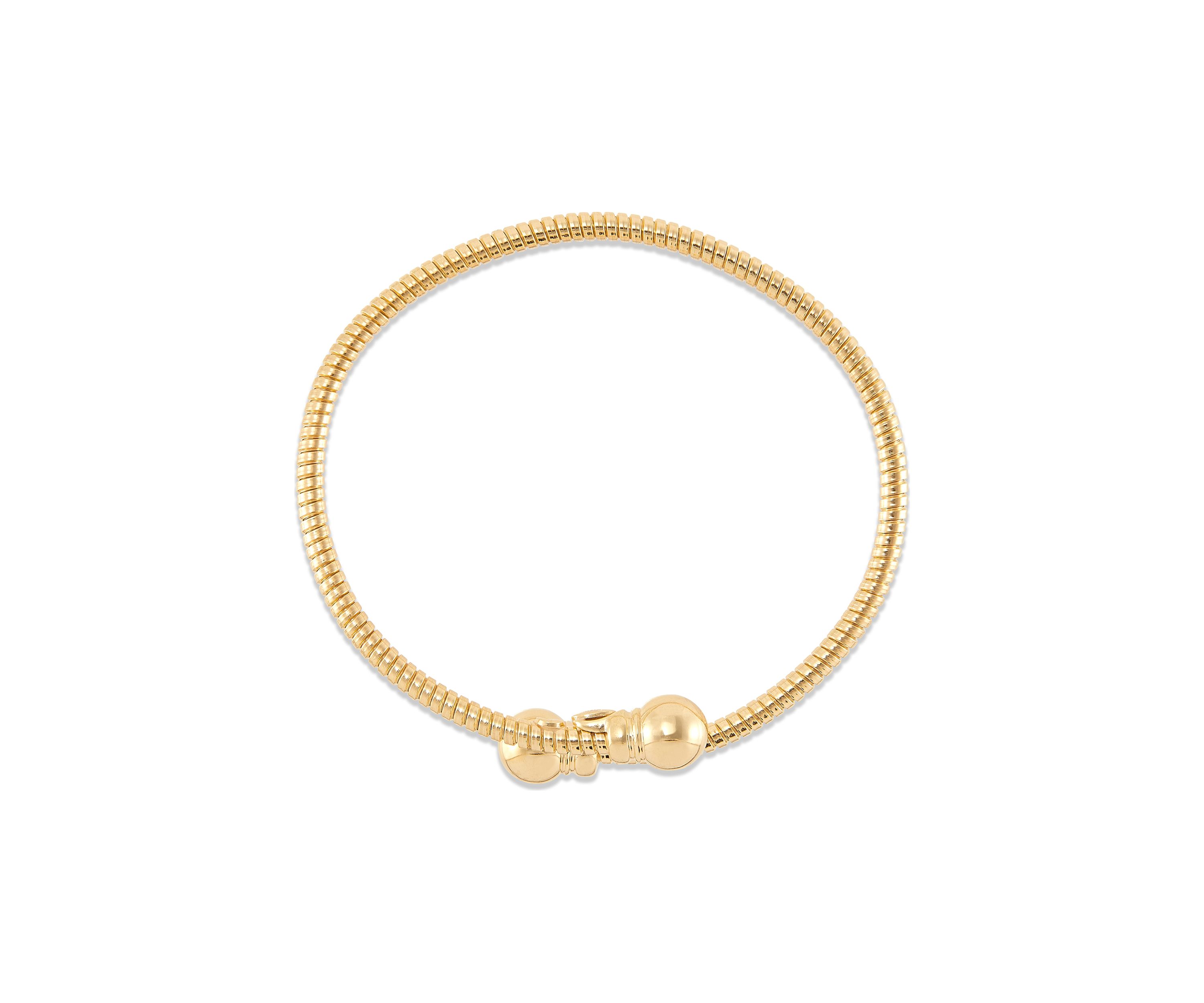 Bypass Tubogas Bangle in Sterling Silver