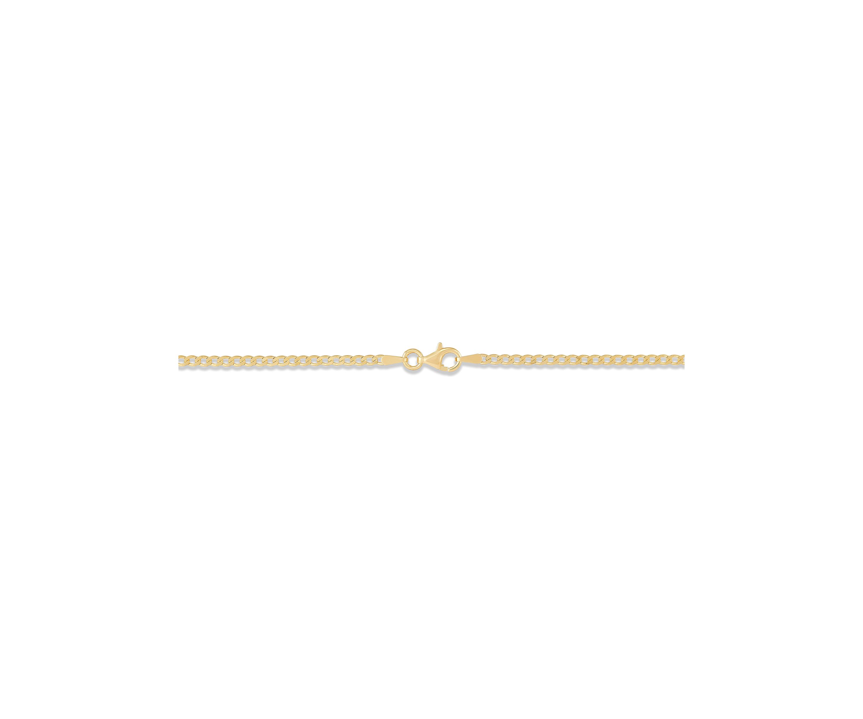 St. Micheal Pendant with 22" Curb Chain in Gold Over Sterling Silver