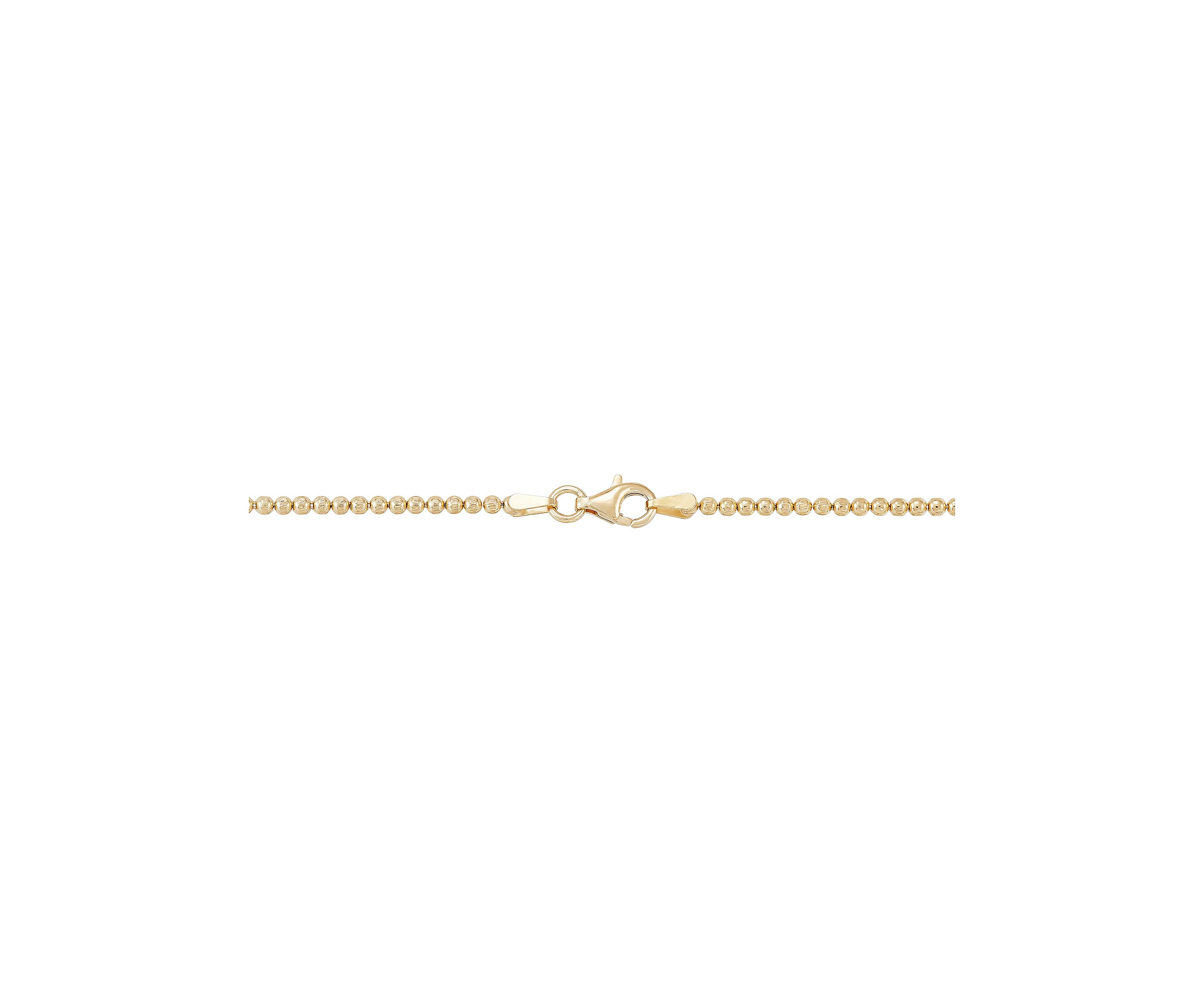 Eagle Pendant Necklace on 22" Bead Chain in Gold Over Sterling Silver