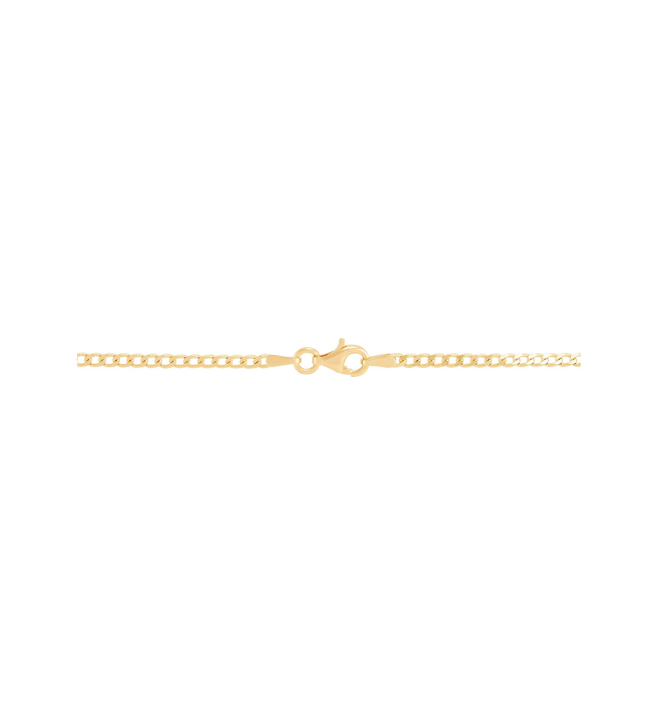 Sord Fish Pendant with 22" Curb Chain in Gold Over Sterling Silver