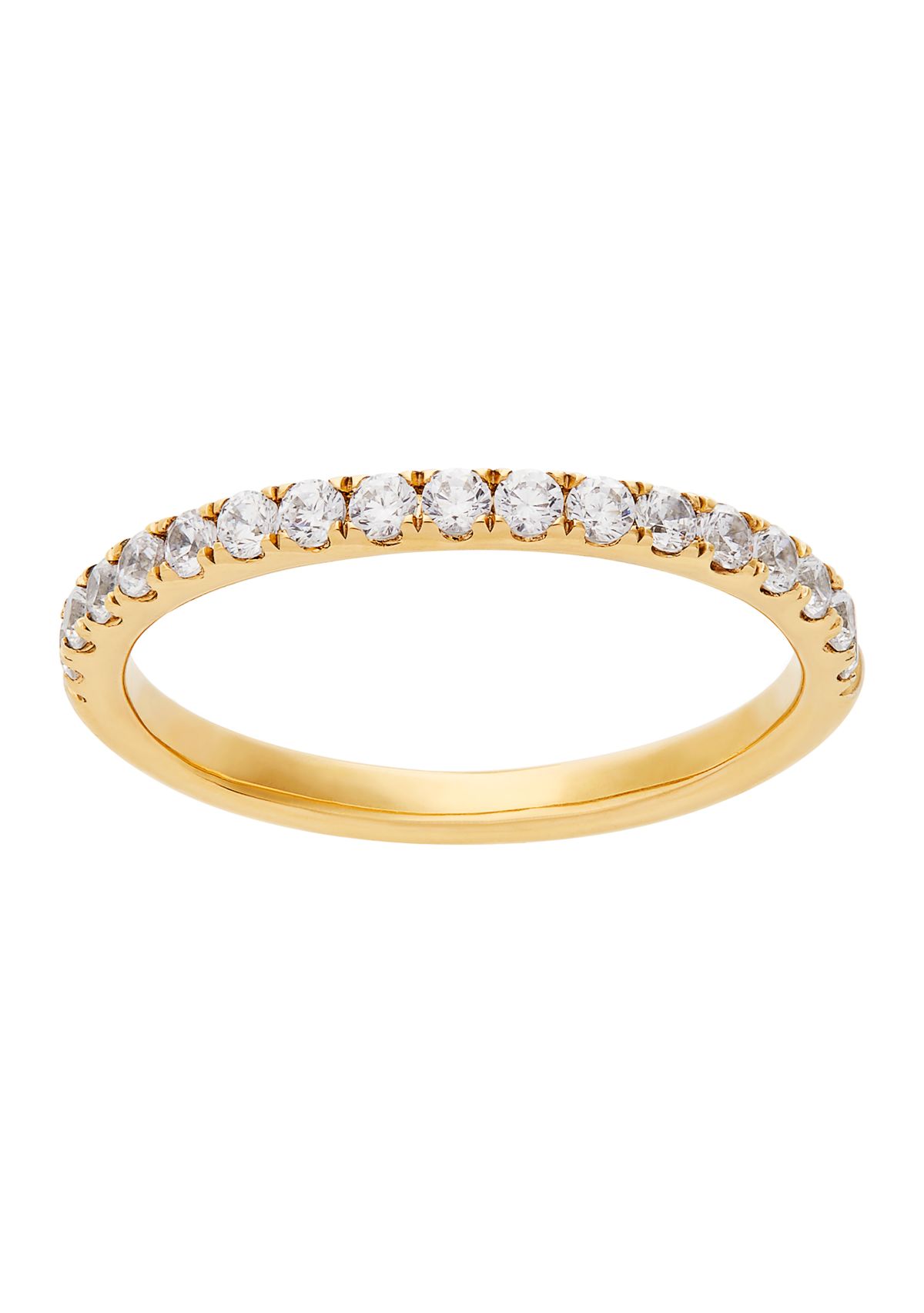 Grown With Love 3/8 ct. t.w. Lab Grown Diamond Wedding Band in 14K Yellow Gold