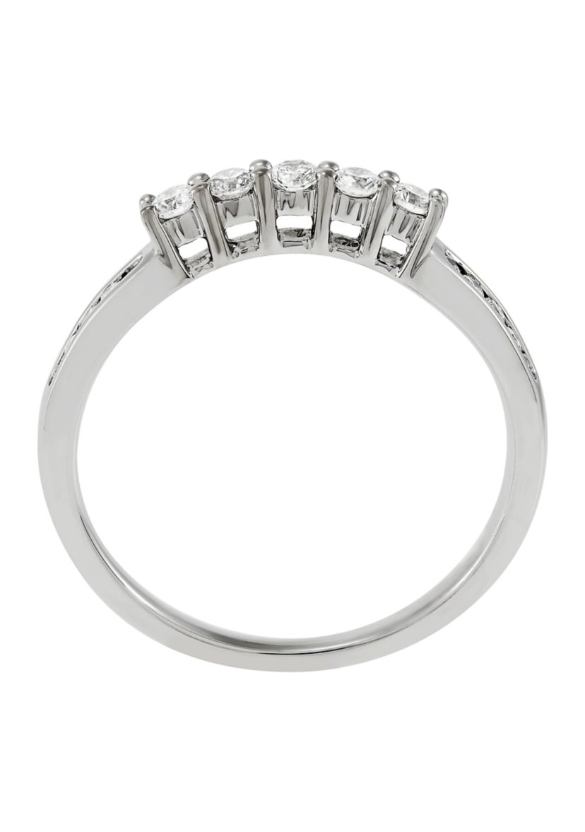 1/3 ct. t.w. Diamond Band Ring in 14K White Gold