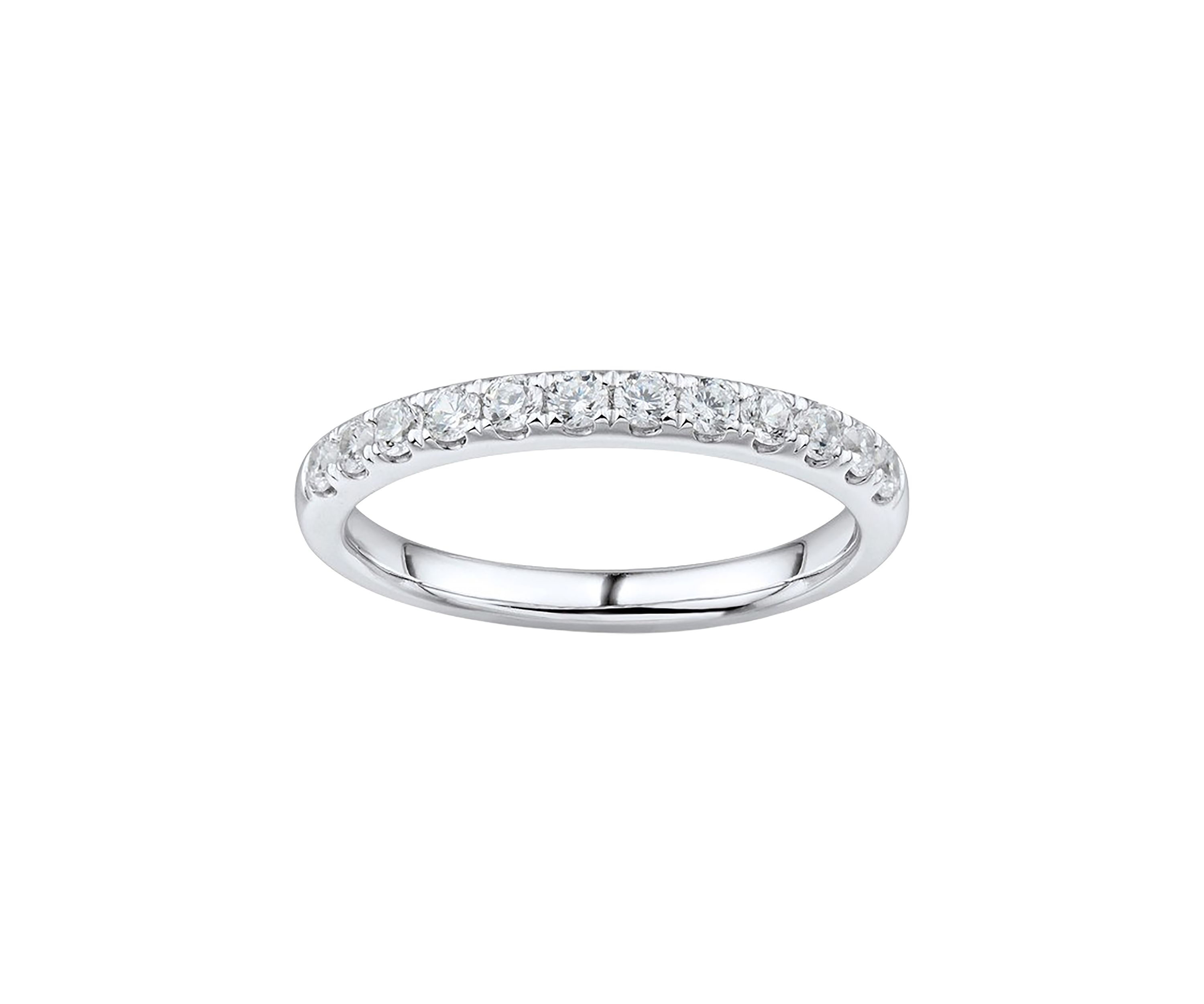 1/2 ct. t.w. Diamond Wedding Ring in 14K White Gold