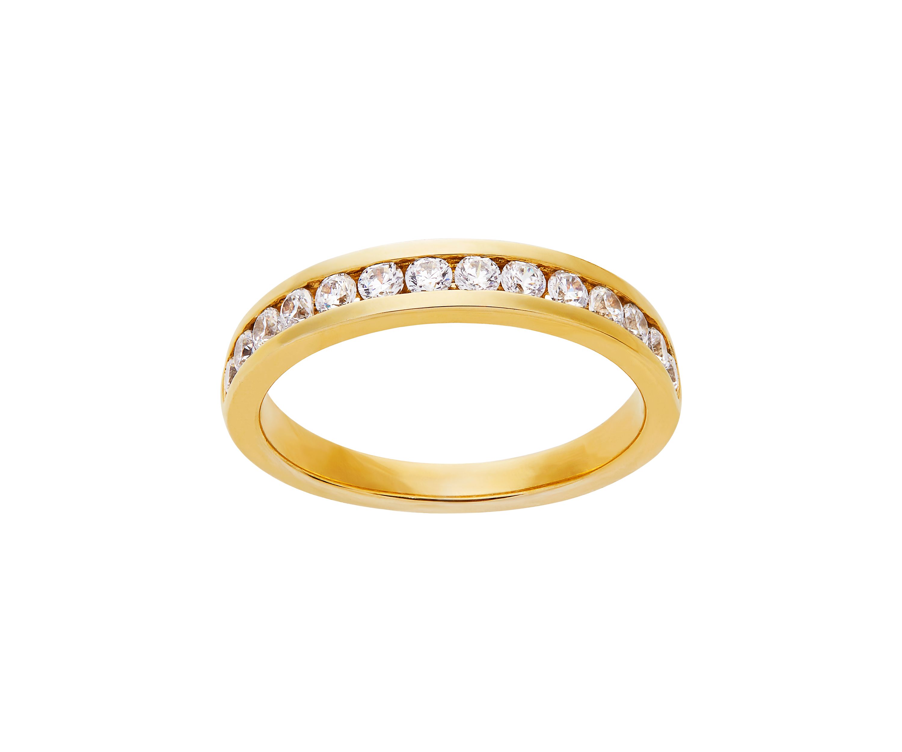 Grown With Love 1/2 ct. t.w. Lab Grown Diamond Wedding Band in 14K Yellow Gold