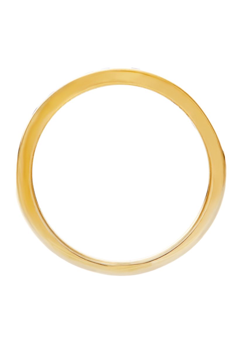 Grown With Love 1/2 ct. t.w. Lab Grown Diamond Wedding Band in 14K Yellow Gold