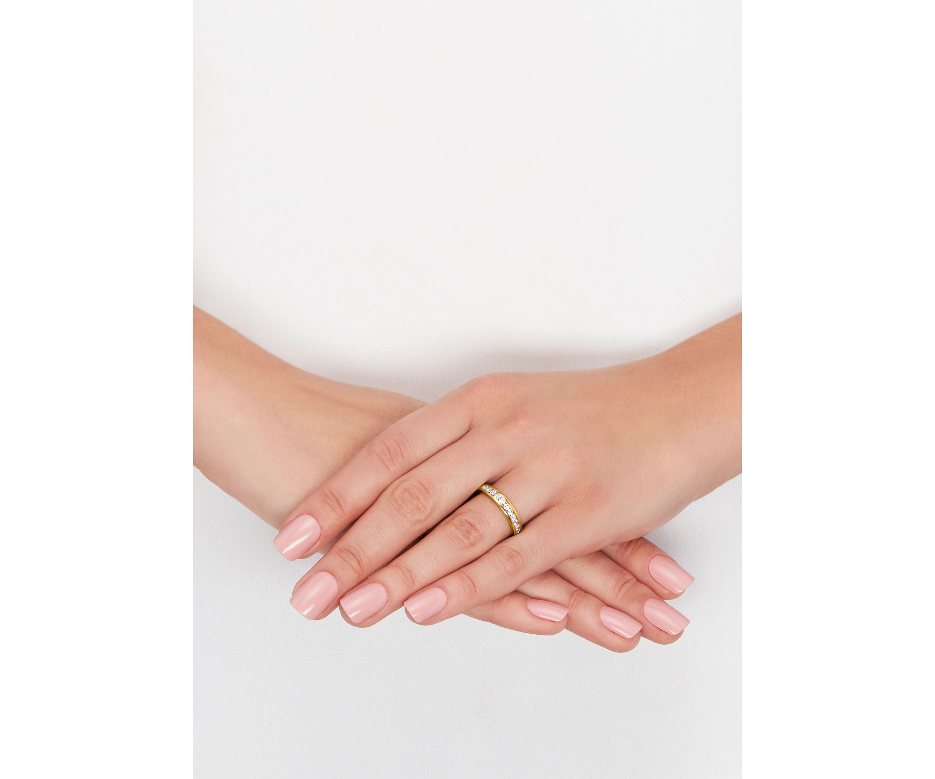 Grown With Love 1/2 ct. t.w. Lab Grown Diamond Wedding Band in 14K Yellow Gold