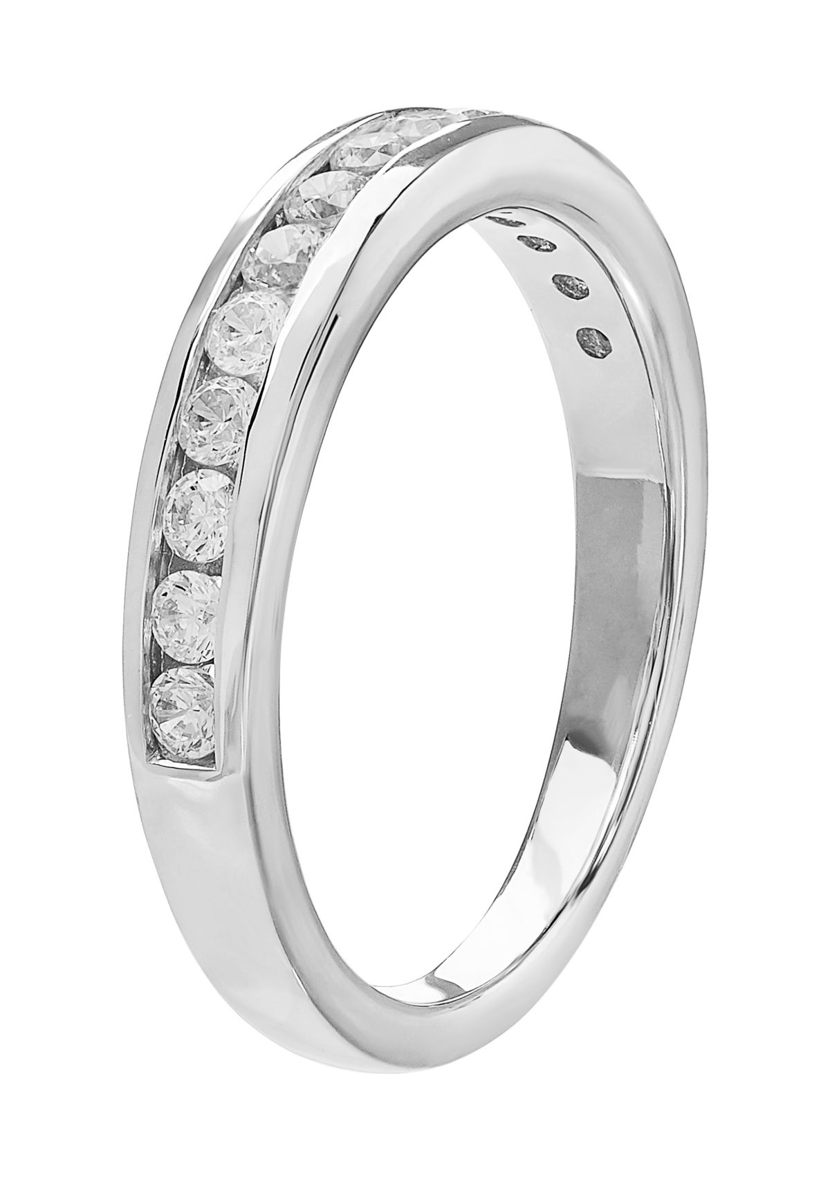 Grown With Love 1/2 ct. t.w. Lab Grown Diamond Wedding Band in 14K White Gold