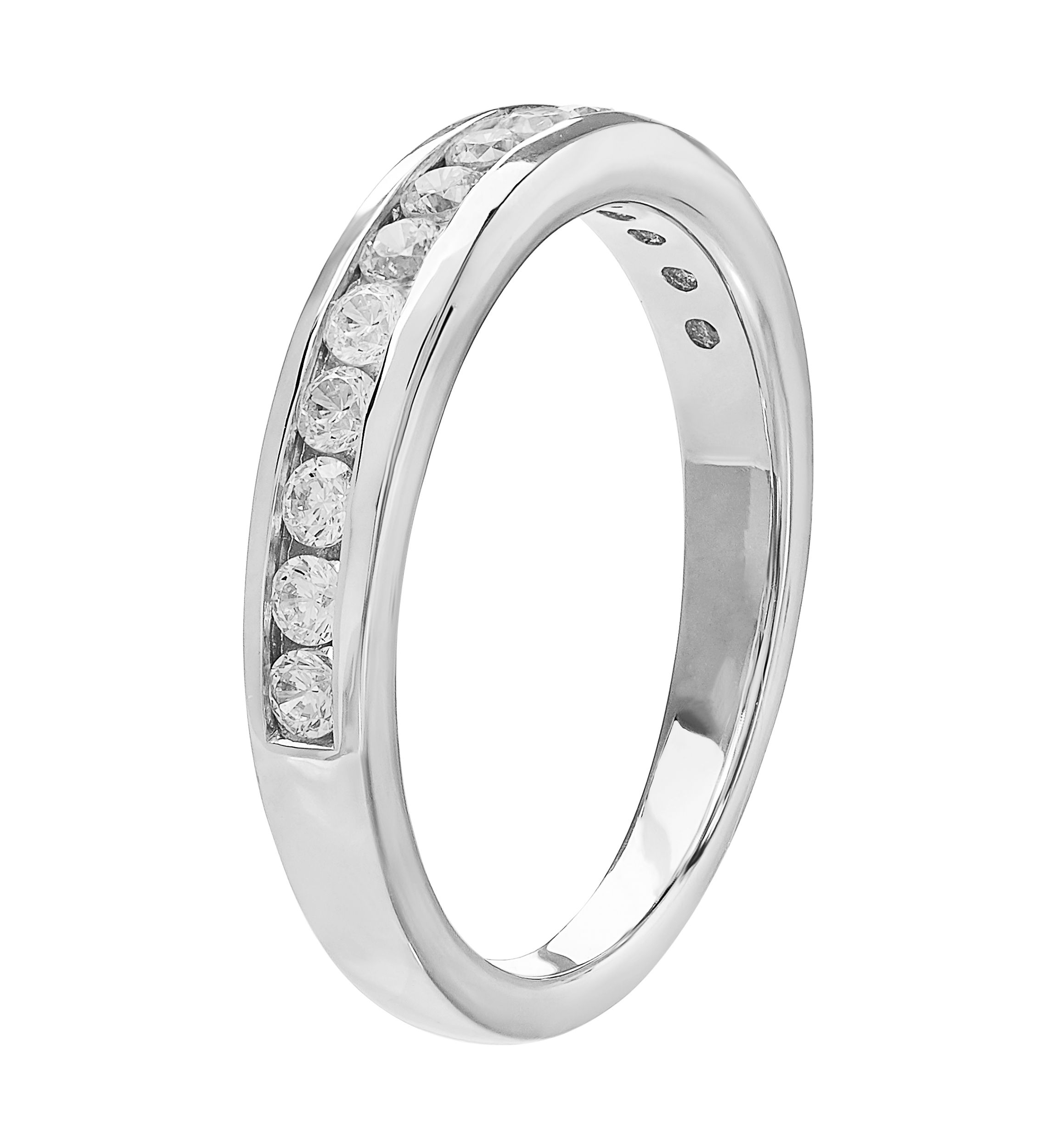 Grown With Love 1/2 ct. t.w. Lab Grown Diamond Wedding Band in 14K White Gold