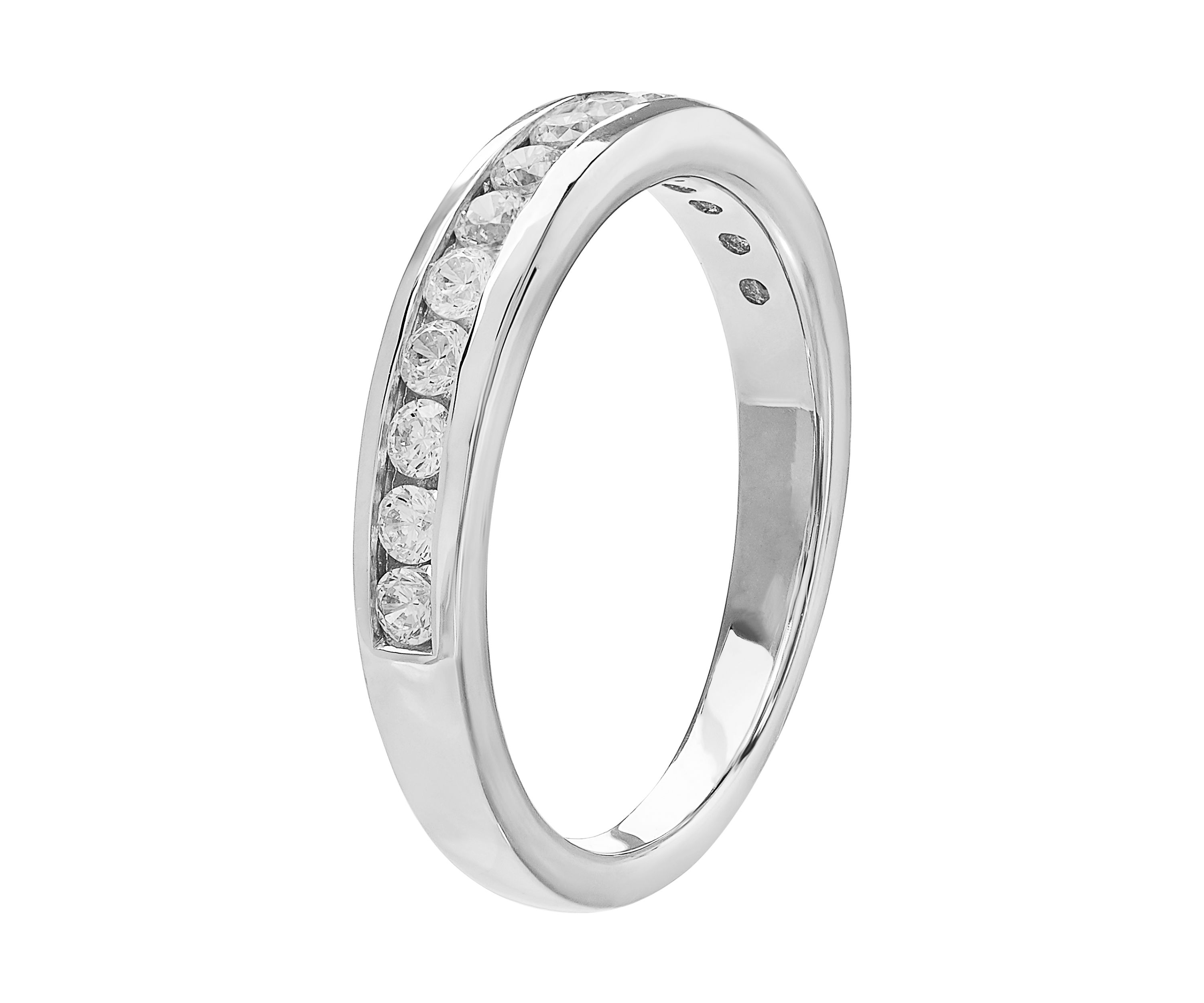 Grown With Love 1/2 ct. t.w. Lab Grown Diamond Wedding Band in 14K White Gold