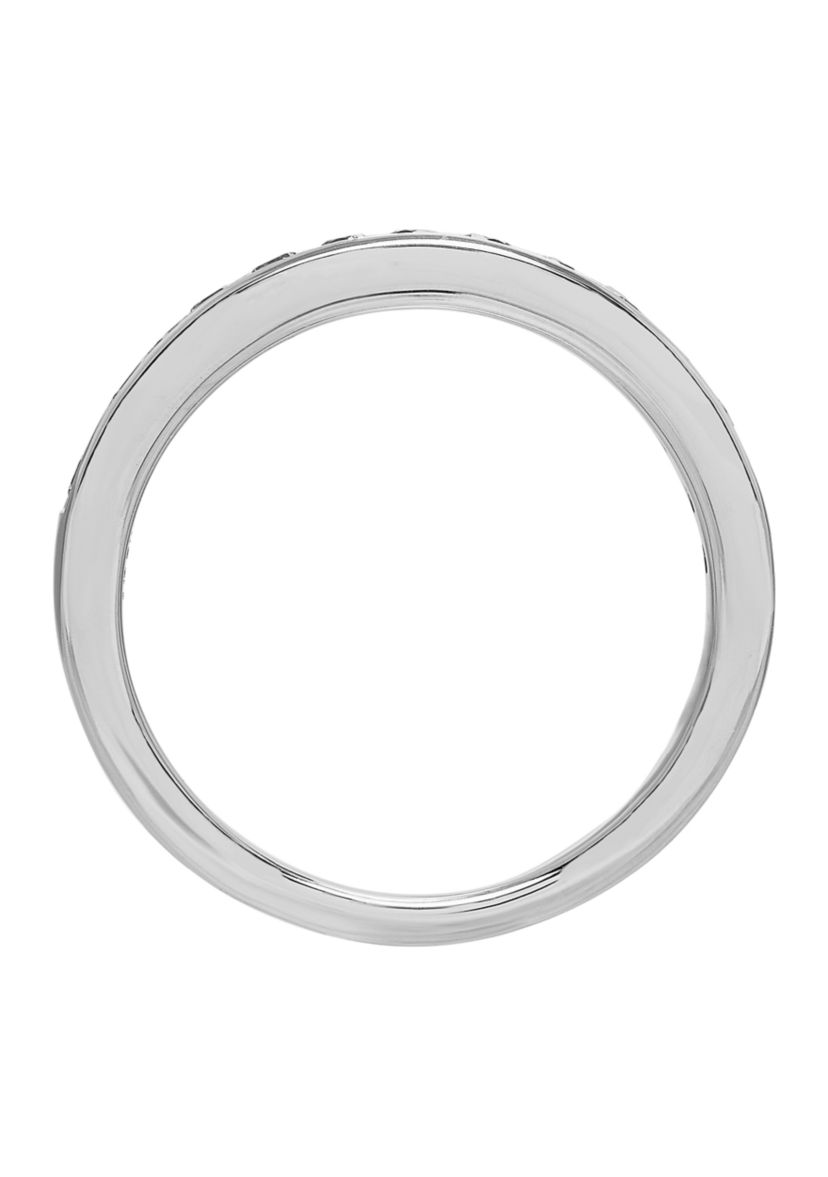 Grown With Love 1/2 ct. t.w. Lab Grown Diamond Wedding Band in 14K White Gold