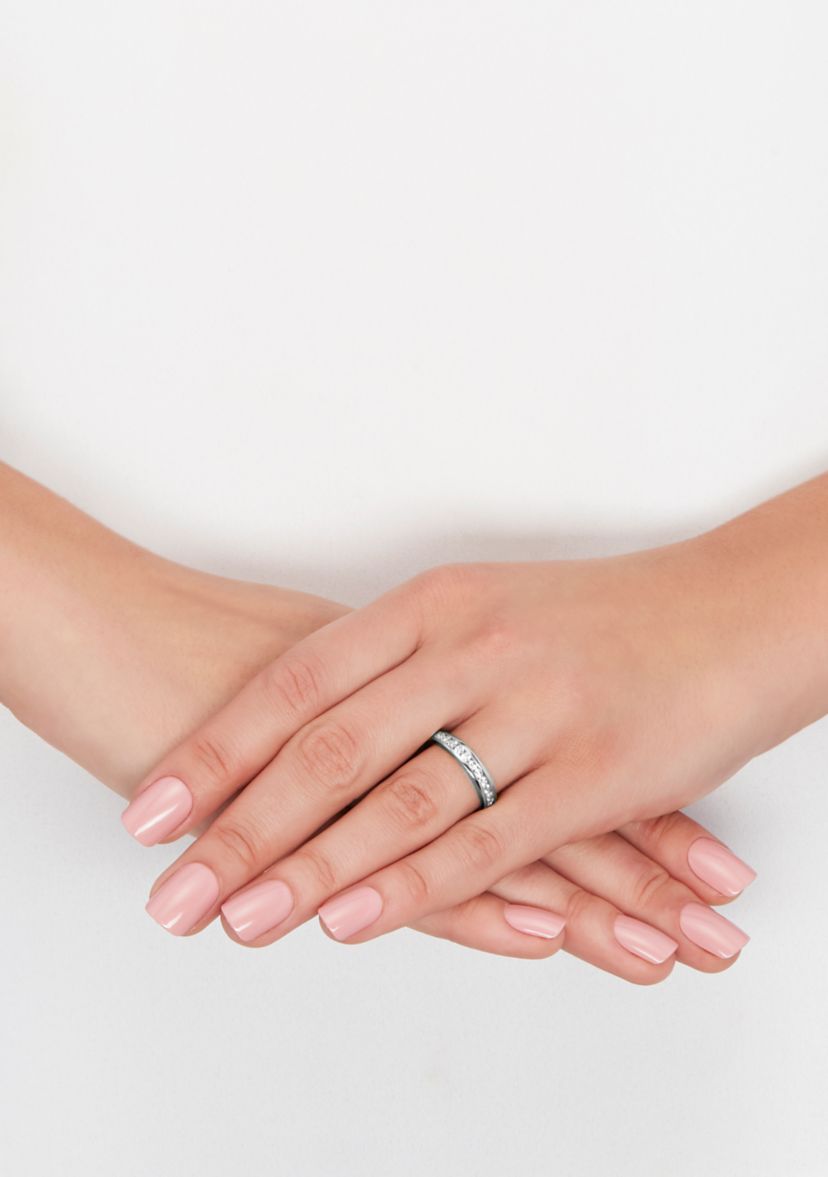 Grown With Love 1/2 ct. t.w. Lab Grown Diamond Wedding Band in 14K White Gold