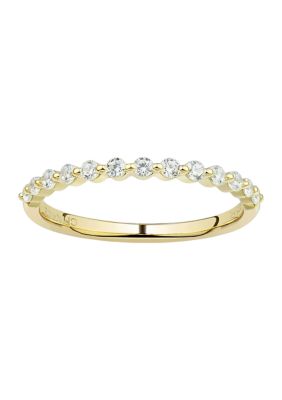 Belk & Co 1/4 Ct. T.w. Diamond Wedding Ring In 10K Yellow Gold, 8 -  0032964135047