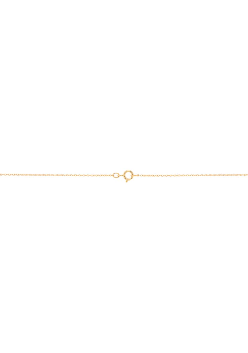Swirl Cross Pendant with 18 Chain in 10K Yellow Gold