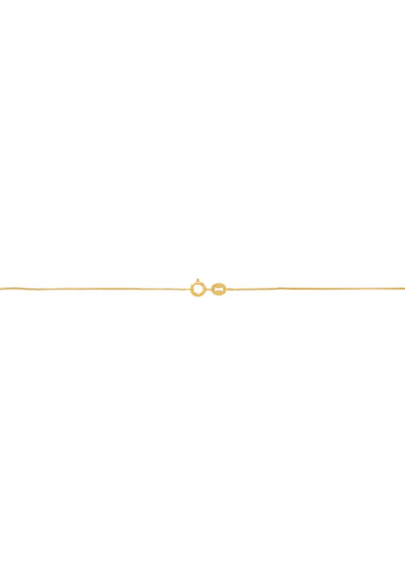 Our Father Prayer Pendant with 18" Box Chain in 10K Yellow Gold