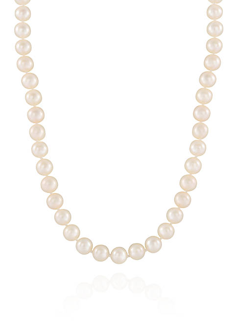 Belk & Co. Freshwater Pearl Necklace in 14k