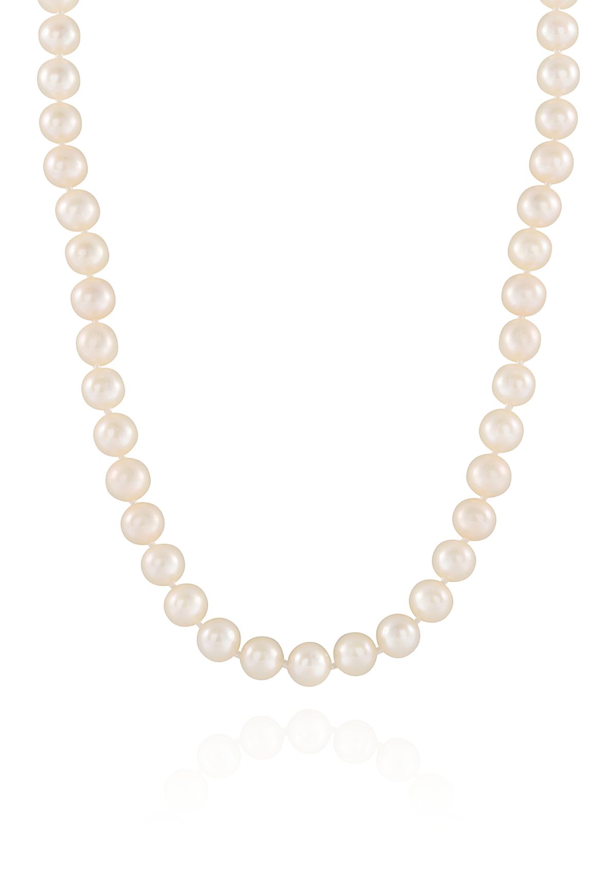 Freshwater Pearl Necklace in 14k Yellow Gold