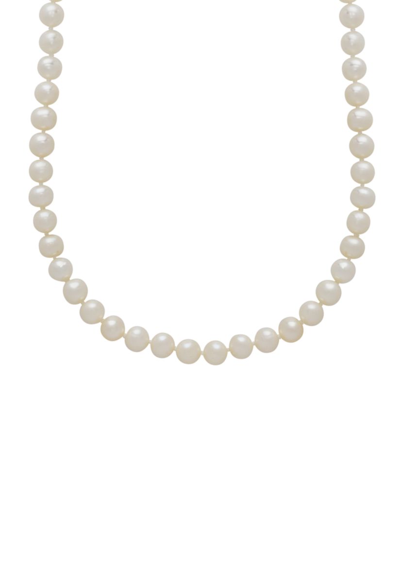 14K Yellow Gold and Freshwater Pearl Strand Necklace