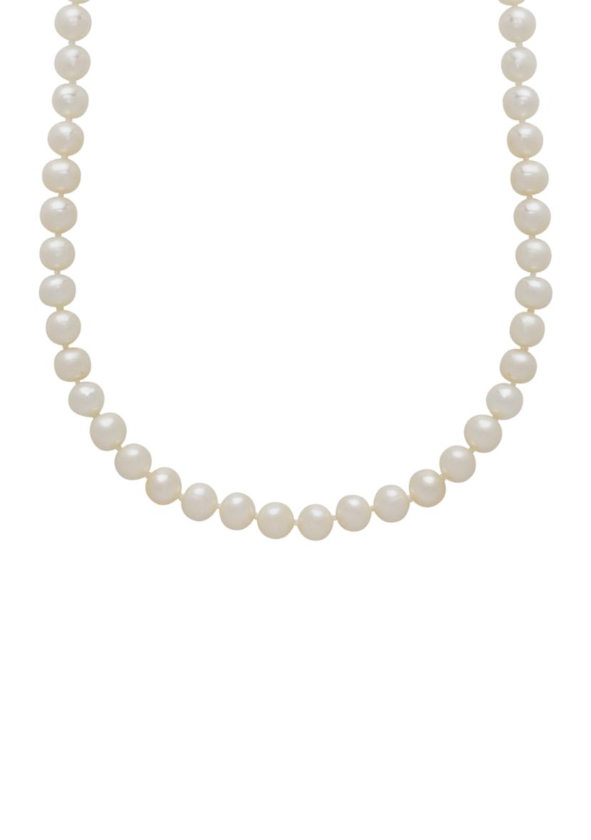 14K Yellow Gold and Freshwater Pearl Strand Necklace
