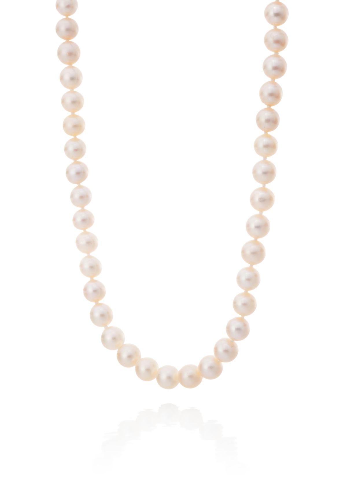 Freshwater Pearl Necklace in 14k Yellow Gold