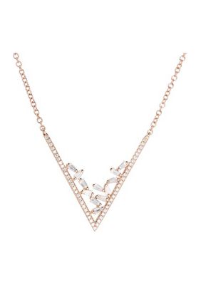 3/8 ct. t.w. Vanilla Diamonds® Adjustable Necklace in 14K Strawberry Gold®