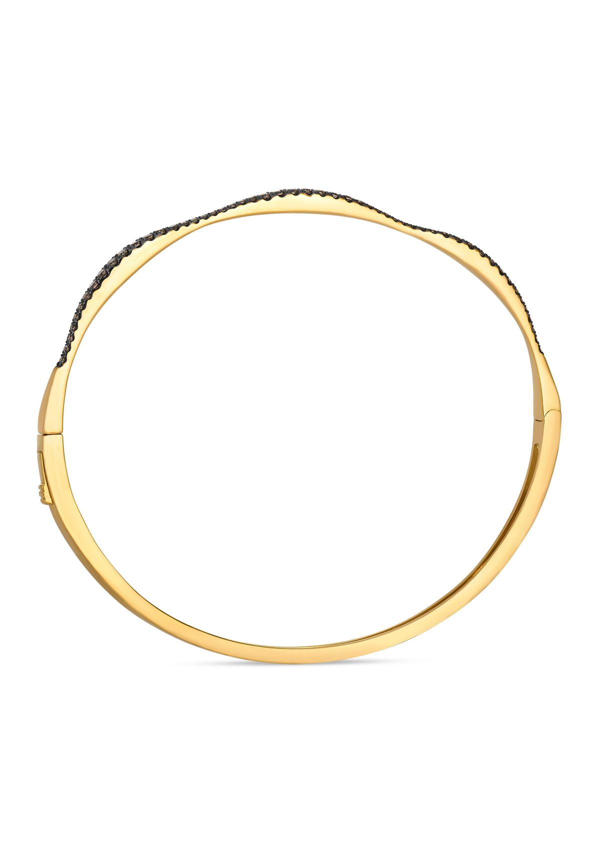 Chocolatier® Bangle featuring 1/2 ct. t.w. Chocolate Diamonds® set in 14K Honey Gold™