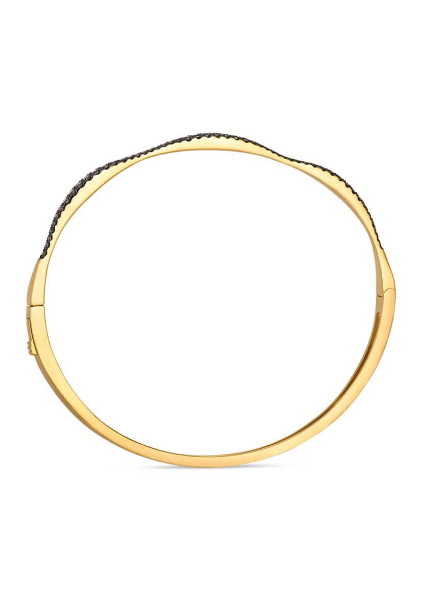 Chocolatier® Bangle featuring 1/2 ct. t.w. Chocolate Diamonds® set in 14K Honey Gold™