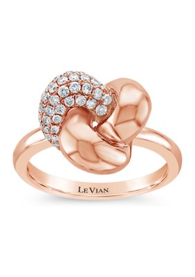 Le Vian 1/3 Ct. T.w. Vanilla Diamonds Ring In 14K Strawberry Gold