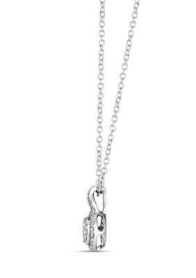 1/4 ct. t.w. Vanilla Diamonds® Bridal® Pendant Necklace in Platinum