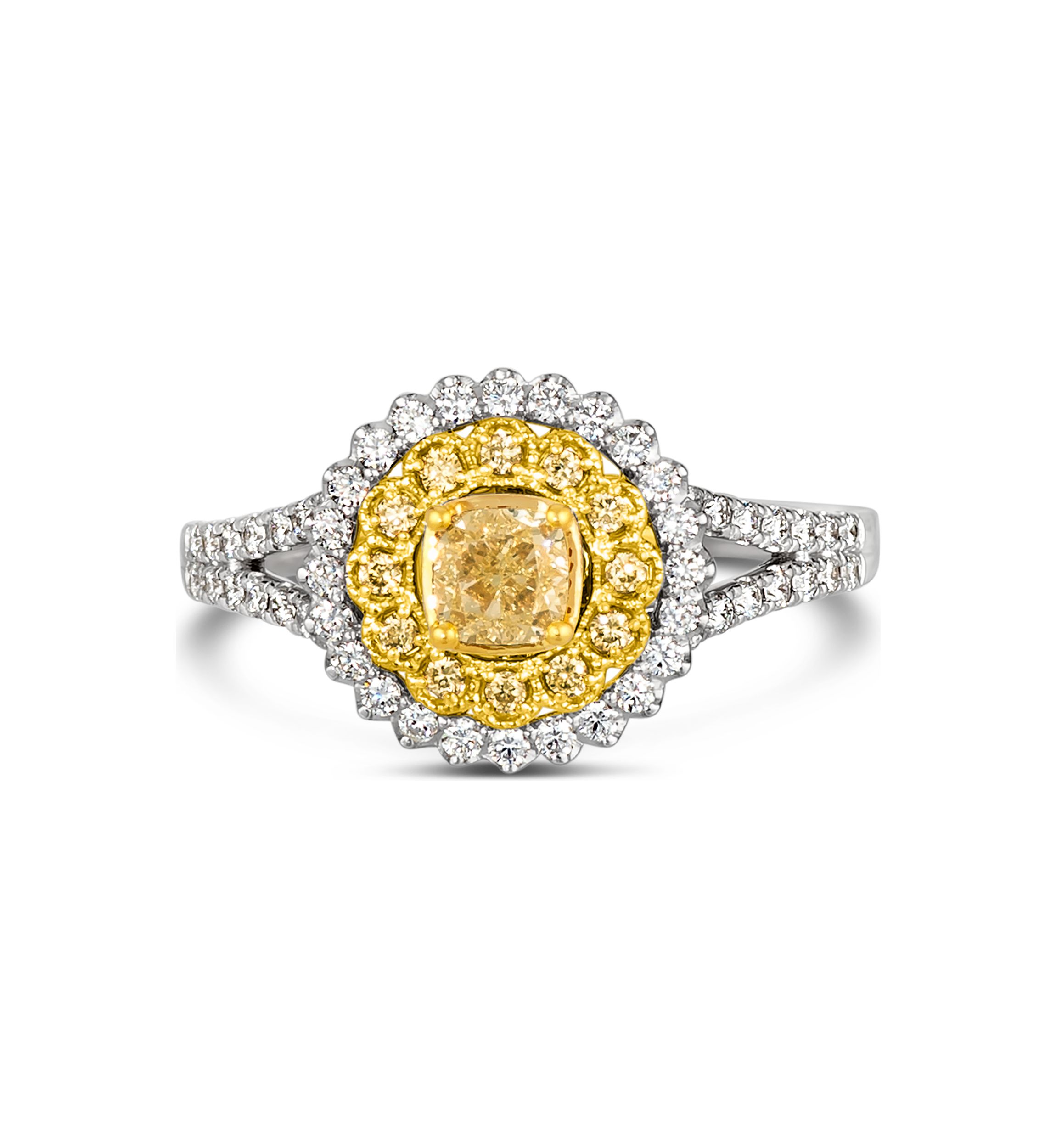 3/4 ct. t.w. Diamond Ring in 14K Two Tone Gold 