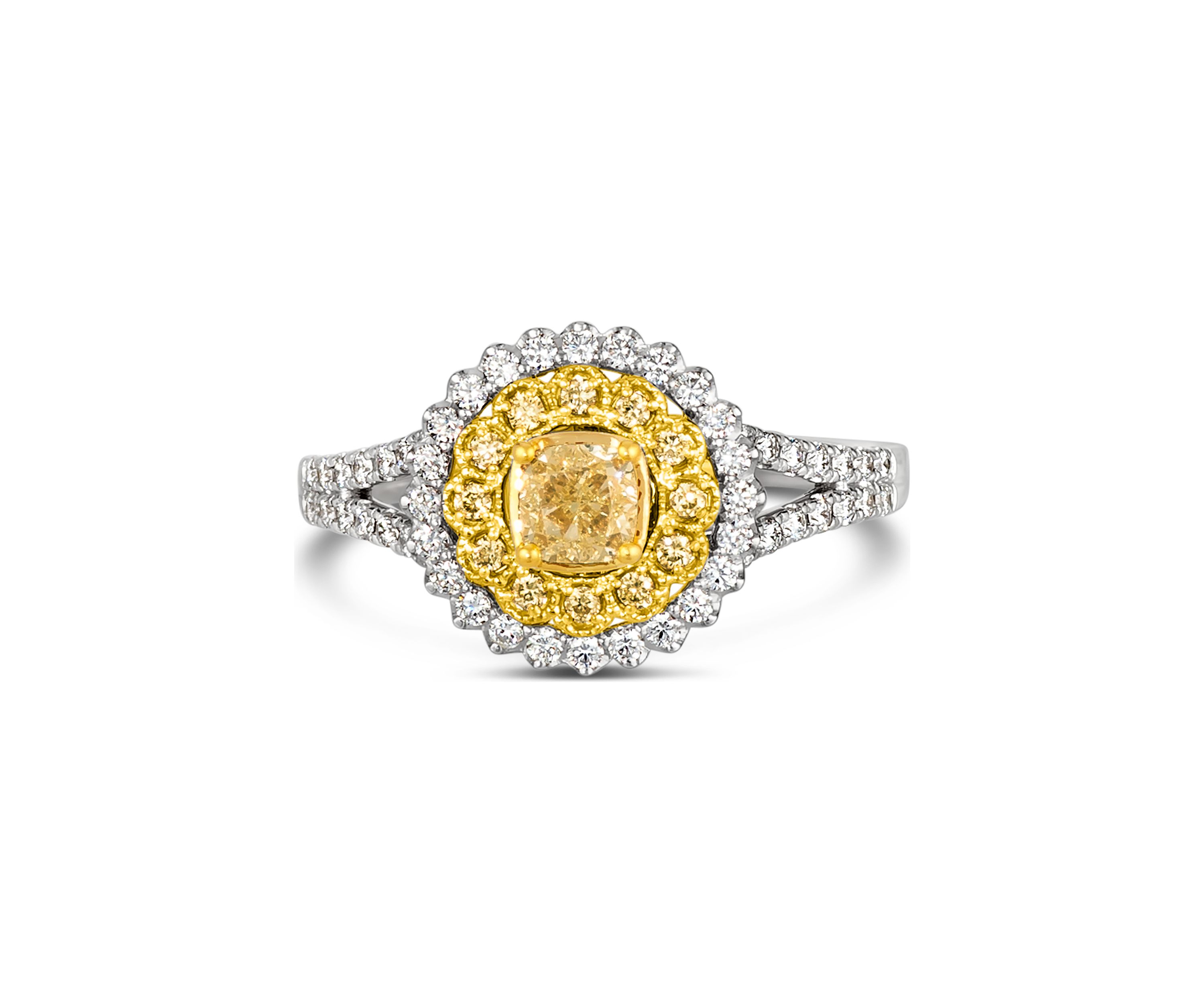 3/4 ct. t.w. Diamond Ring in 14K Two Tone Gold 