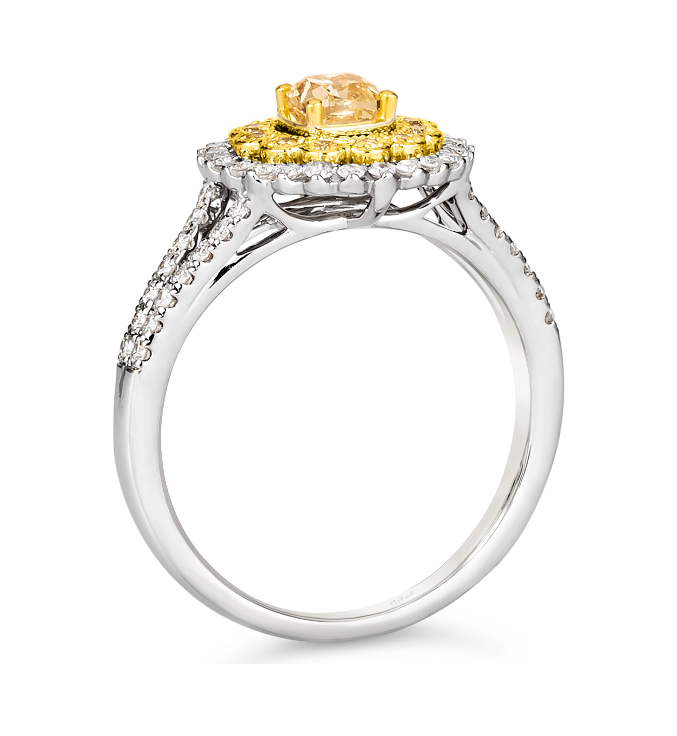 3/4 ct. t.w. Diamond Ring in 14K Two Tone Gold 