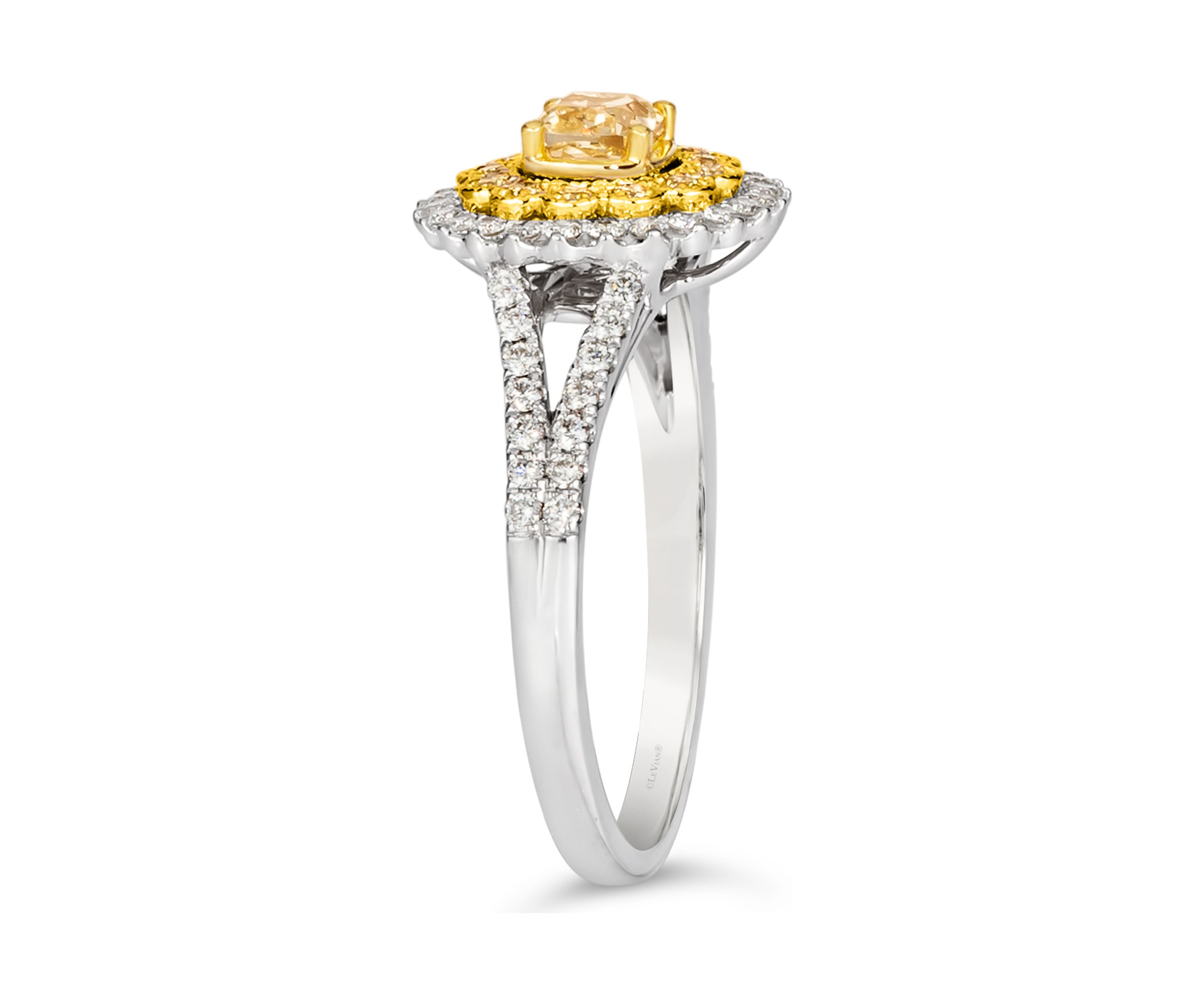 3/4 ct. t.w. Diamond Ring in 14K Two Tone Gold 
