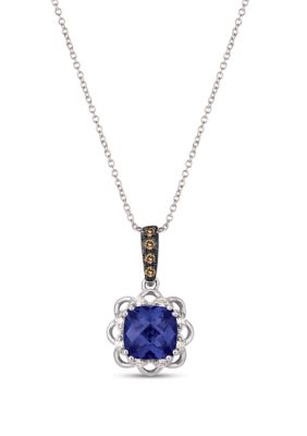 Le Vian® 1.33 ct. t.w. Blueberry Tanzanite®, 1/20 ct. t.w. Chocolate