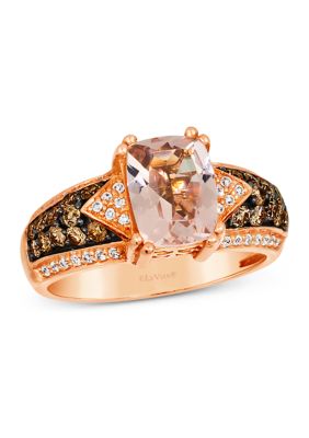 Le Vian 1/2 ct. t.w. Diamond and 1.5 ct. t.w. Morganite Ring in 14K Rose Gold -  5400455BVPG3