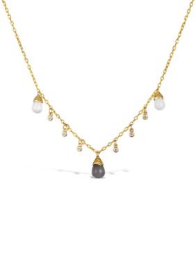 Le Vian 3.5 ct. t.w. Moonstone, 1/10 ct. t.w. Nude Diamondsâ¢ Necklace in 14K Honey Gold