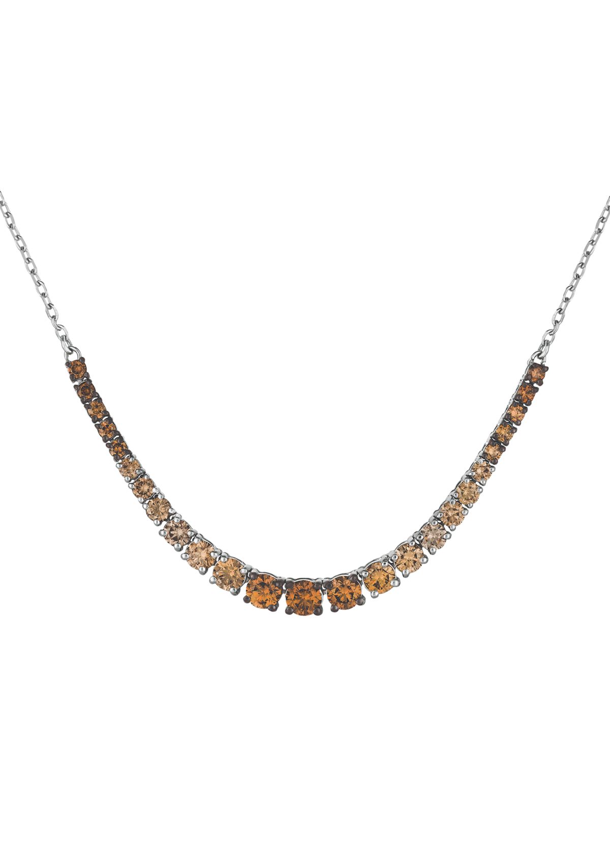 2 ct. t.w. Chocolate Diamond® Necklace in 14K Vanilla Gold®
