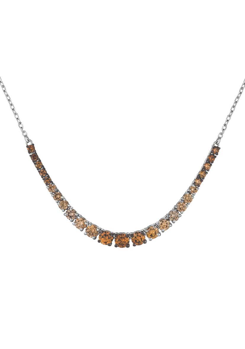 2 ct. t.w. Chocolate Diamond® Necklace in 14K Vanilla Gold®