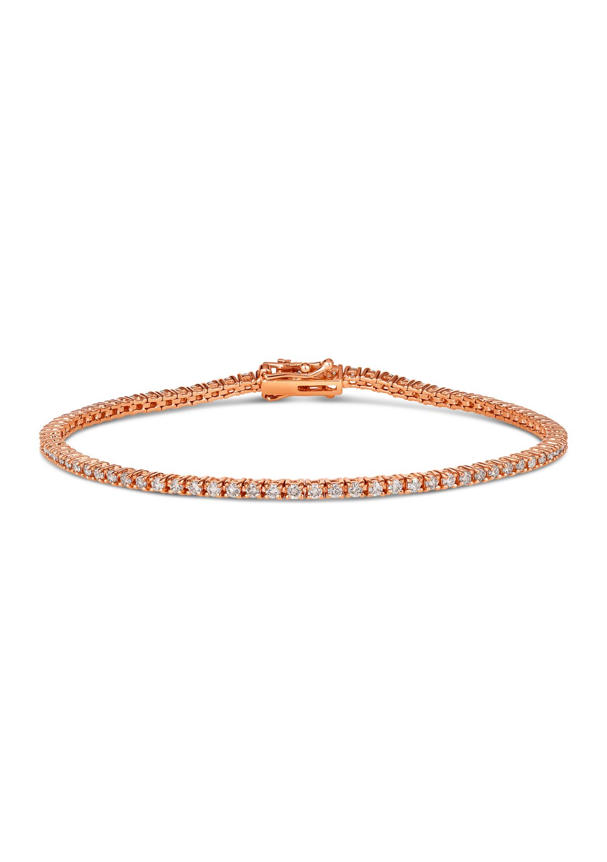 Bracelet featuring 1.5 ct. t.w. Nude Diamonds™  in 14K Strawberry Gold®