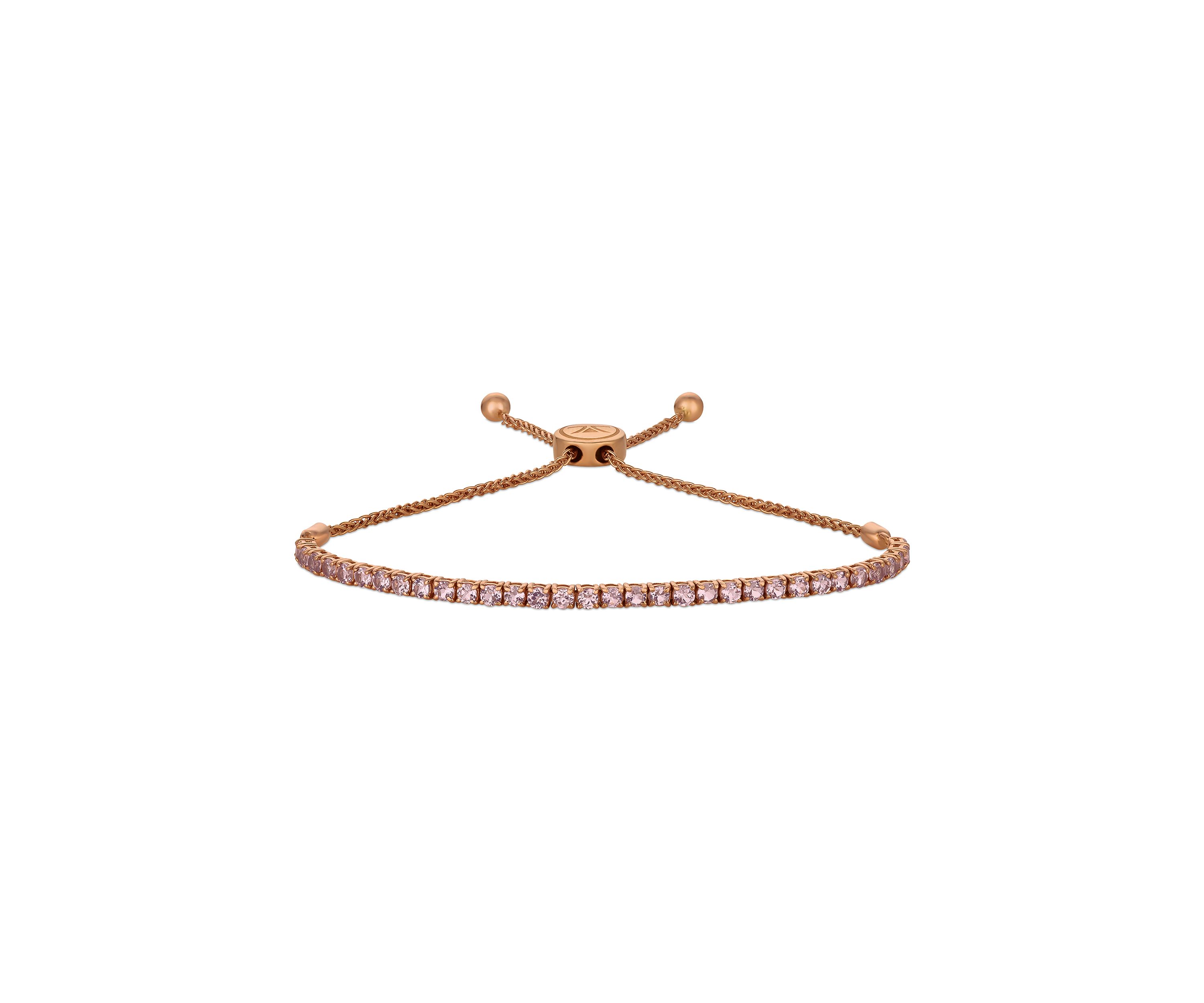 Le Vian® Red Carpet® Bolo Bracelet featuring 2 ct. t.w. Rose Spinel,  in 14K Strawberry Gold®