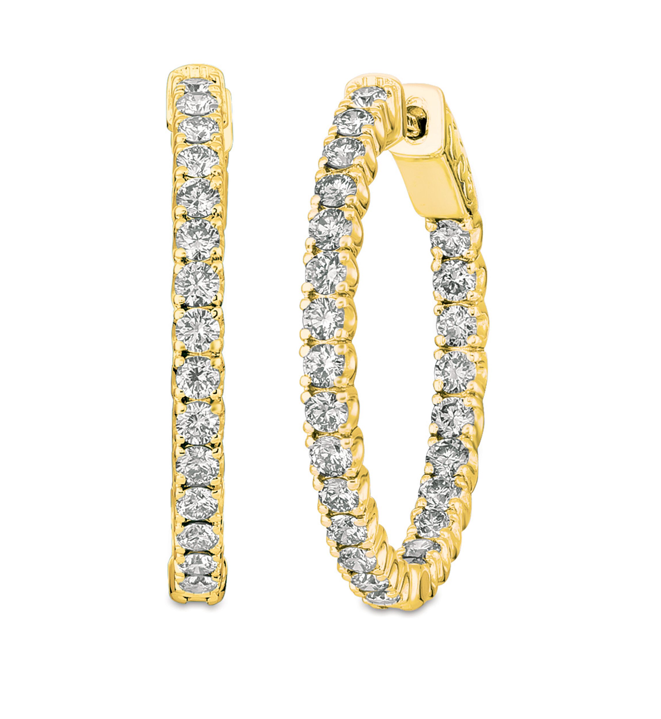  2 ct. t.w. Nude Diamonds™ Earrings in 14k Honey Gold™