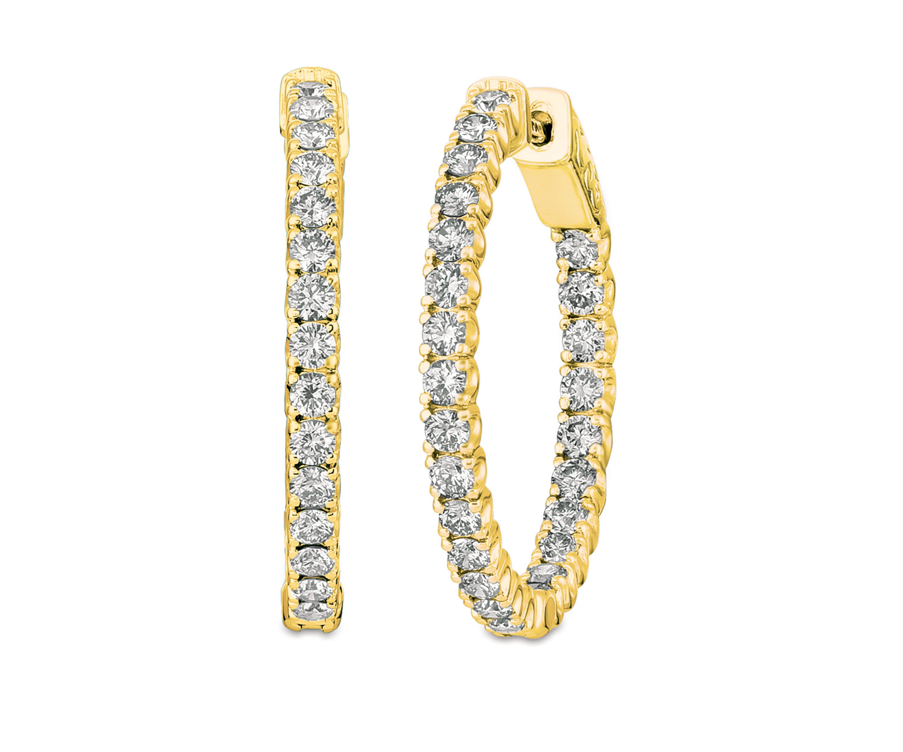  2 ct. t.w. Nude Diamonds™ Earrings in 14k Honey Gold™