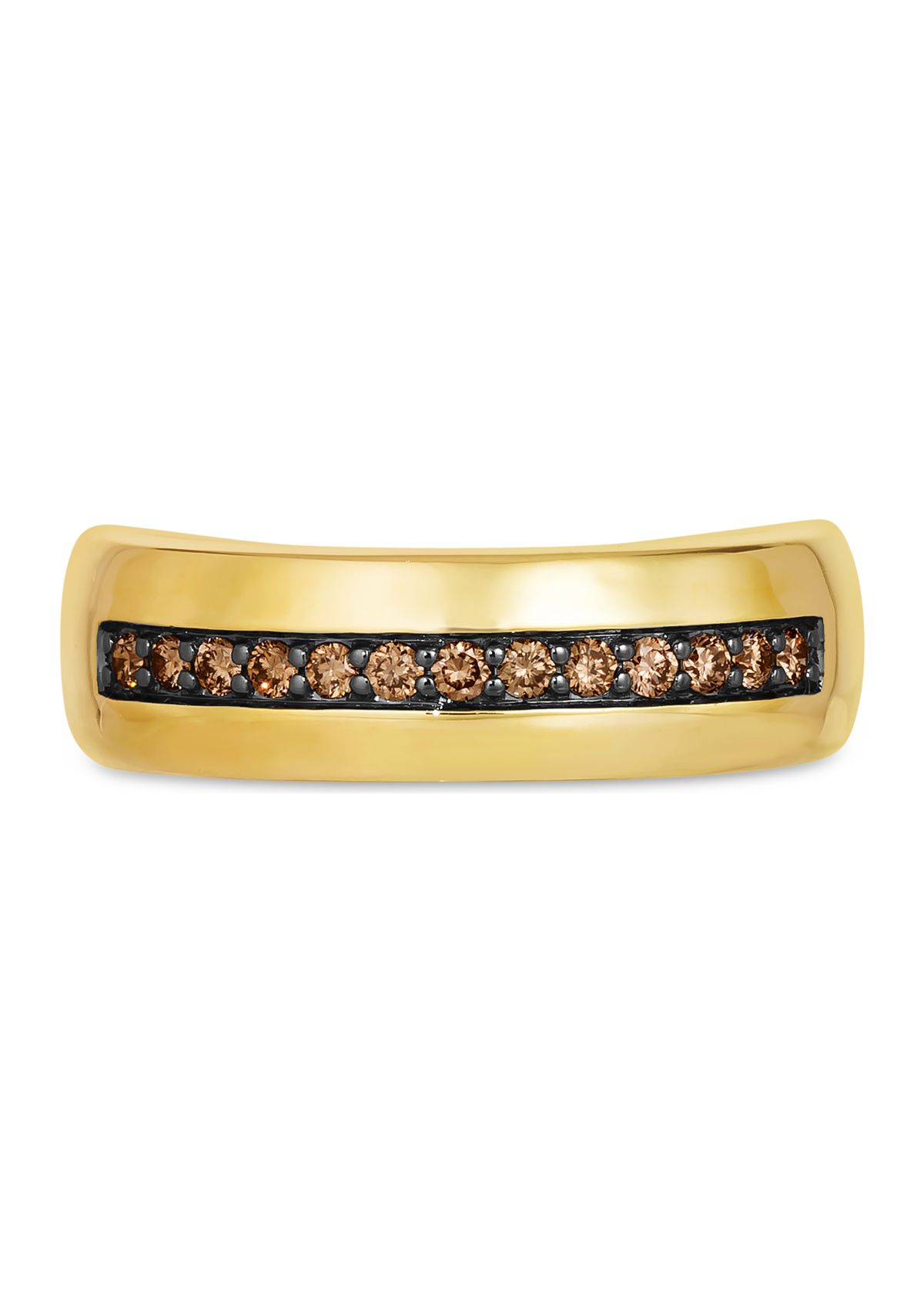 1/4 ct. t.w. Chocolate Diamonds® Chocolatier® Ring in 14K Honey Gold™