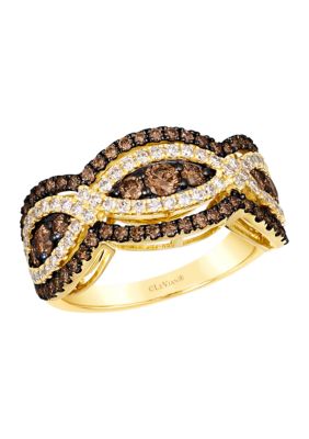 Le Vian 1 Ct. T.w. Chocolate Diamonds, 1/2 Ct. T.w. Nude Diamondsâ¢ Ring In 14K Honey Gold