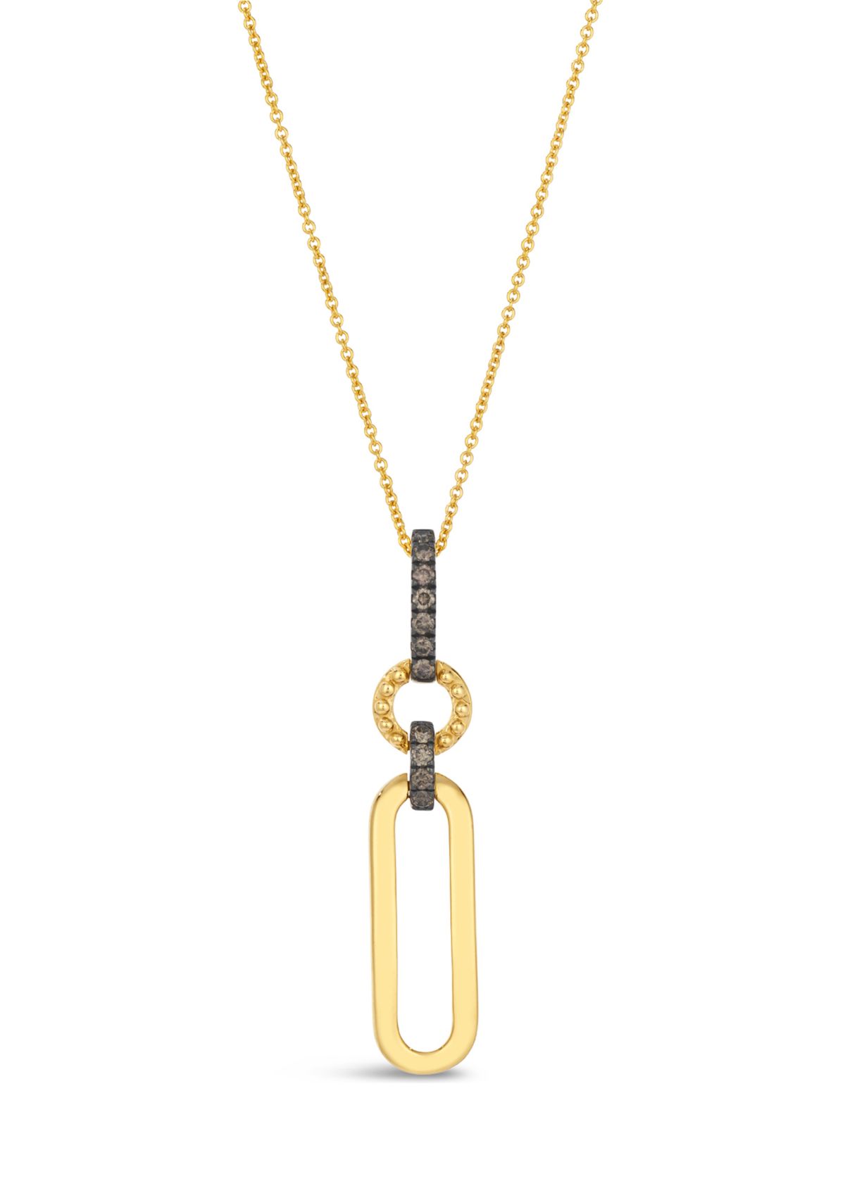 Chocolatier® Pendant featuring 1/5 ct. t.w. Chocolate Diamonds® set in 14K Honey Gold™