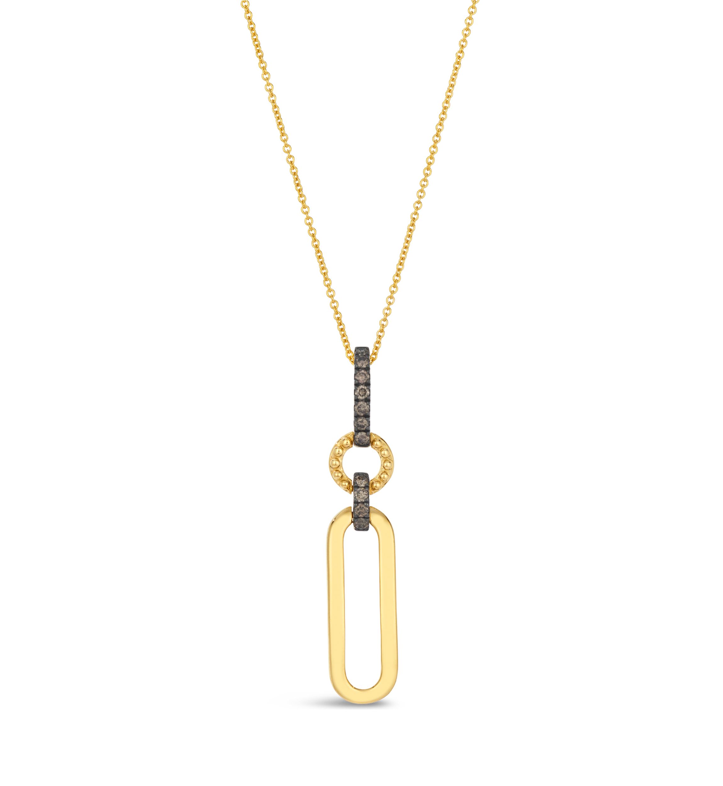 Chocolatier® Pendant featuring 1/5 ct. t.w. Chocolate Diamonds® set in 14K Honey Gold™