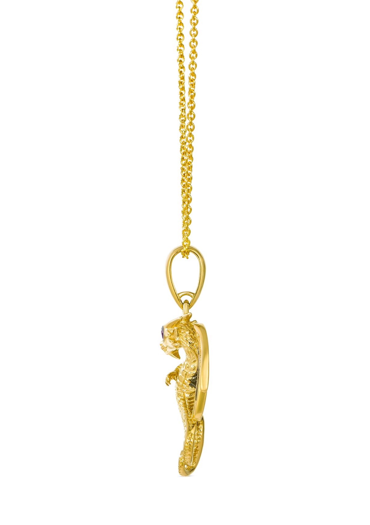 Chocolatier® Dragon Pendant featuring 1/10 ct. t.w. Chocolate Diamonds® set in 14K Honey Gold™