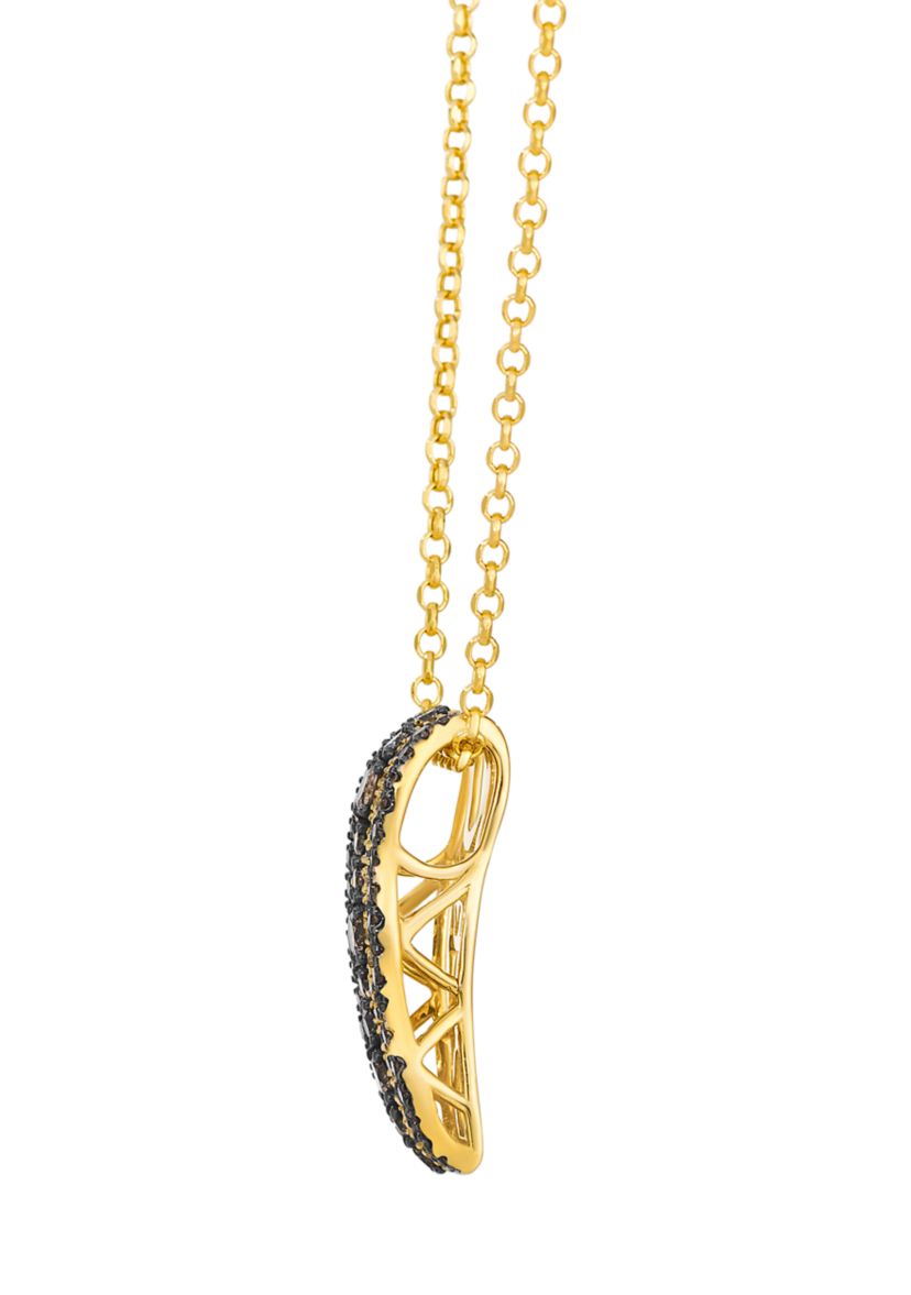 Pendant featuring 1/2 ct. t.w. Chocolate Diamonds®, 1/5 ct. t.w. Nude Diamonds™ set in 14K Honey Gold™